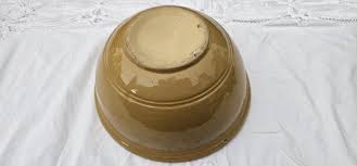 Antique Yellow Ware Bowl - Etsy