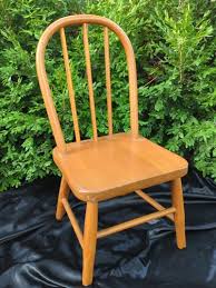 Antique Youth Child Doll Chair Farmhouse Decor Oak ...