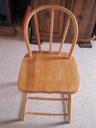 Antique Youth Child Chair Oak Bentwood | eBay