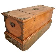 Antique 18th Century Dutch East India Company VOC Carved Teak Governor's Chest at 1stDibs | voc antiques, east india company box, governor's antiques