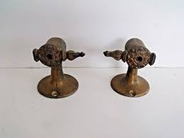 Pair of Victorian Bronze Towel Rack Holders | eBay