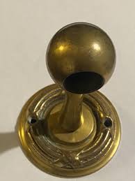 VINTAGE BEAUTIFUL ORNATE HEAVY BRASS MOUNT TOWEL BAR OR ...