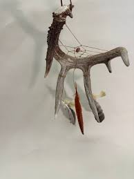 Dreamcatcher: Single Real Whitetail Antler (handmade One-of ...