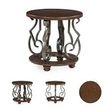 Signature DESIGN BY ASHLEY Frallyn 25 in. Brown Round MDF ...