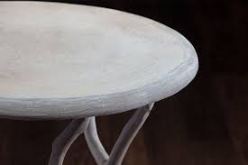 Hedley Faux Bois Side Table - Mecox Gardens