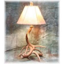 Hidalgo Small Whitetail Deer Antler Table Lamp
