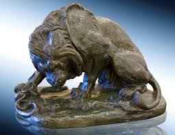 Antique Bronze | Lion au serpent (Lion des Tuileries) by ...
