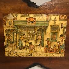 Vintage Anton Pieck Apotheek Print Wall Art, Mid Century ...