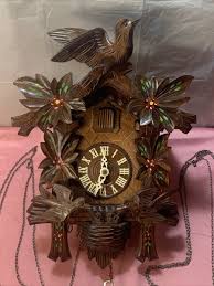 German Black Forest Wood Cuckoo Clock Made In Germany ...