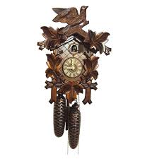 Schneider 8-Day Traditional German Cuckoo Clock Bird & Leaves