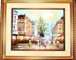 PARIS Original Oil Painting Artist Mark - Etsy