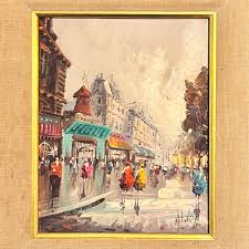 ANTONIO DeVITY 'Paris Street Scene 1' (1950-60's) Framed ...