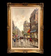 Antonio Devity old paris scene ...1901-1993 | eBay