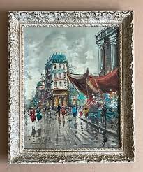 Vintage Impressionist French Painting Signed by Pierre Paris ...