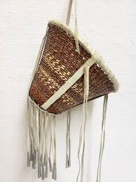 Vintage Native American Apache Made Burden Basket