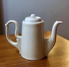 Italian Design Coffee Teapot 1950s Unusual Shape Creamy ...
