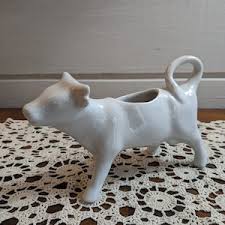 Vintage Apilco French Cow Creamer / White Porcelain Made in France / French Kitchen Decor / Farmhouse Decor - Etsy