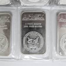 1 oz .999 Fine Silver APMEX Silver Bar - Sealed – BGA