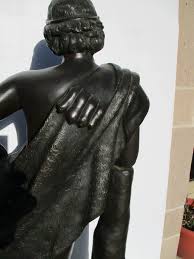 Large Grand Tour Resting Satyr Bronze | Chairish