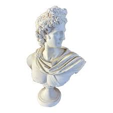 Classical Plaster Bust of Apollo Belvedere – Mythological ...