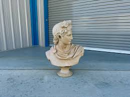 Vintage Classical Style Marble Bust of Apollo | Chairish