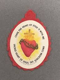 Apostleship Prayer Scapular 1959 Sacred League Heart Pocket ...