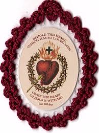 Sisters of Carmel: Sacred Heart Badges