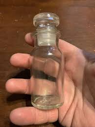 Vintage Glass Spice Bottle Jar Apothecary w/Stopper Made in Japan Stamped 4" T | eBay