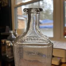 Antique Giant! 32oz Embossed Hand Blown Medicine Bottle Embossed Drug Store | eBay