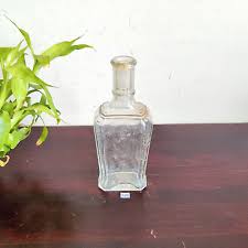 Vintage 6283 Perfume Clear Glass Bottle Decorative Collectible Rare G82 | eBay