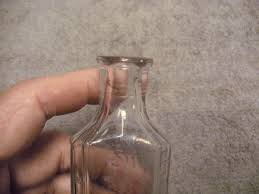 1930s -50s Vintage Clear Glass Medicine Bottle Dug Bottle , Cork Top | eBay