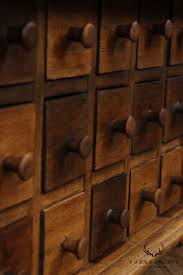 Vintage 18 Drawer Hardwood Apothecary Chest | eBay