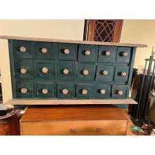 Early 20th Century Antique Wooden 18 Drawer Apothecary ...