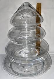 Vintage Princess House Heritage Glass Christmas Tree Stack ...