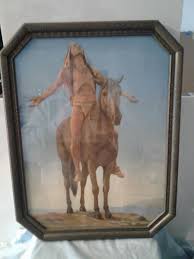 Vintage Print Cyrus Dallin "The Great Spirit " Framed | eBay