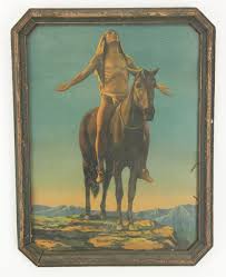 Cyrus Dallin "Appeal to the Great Spirit" Framed Print - 13.5 x 17.75" – Memory Hole Vintage