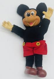 Vintage Mickey Mouse Plush Toy Wallace Berrie Co Applause Disney With Tag Uni | eBay Australia