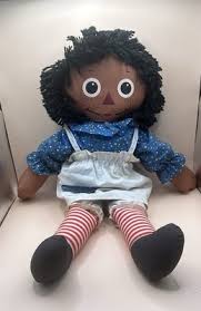 Vintage 1994 African American Playskool Raggedy Ann Cloth ...