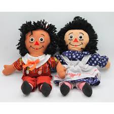 Applause Raggedy Ann and Andy Dolls - African American