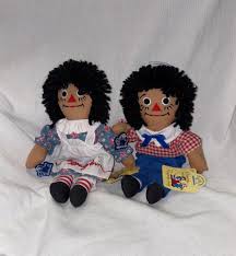 Applause 12” African American Raggedy Ann & Andy Dolls With ...
