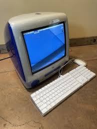 Apple iMac G3 OS 9.2 1998 Bondi Blue 500hz 128MB SDR ...