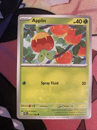 Pokémon TCG Stellar Crown Applin 012/142 | eBay