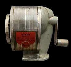 VINTAGE APSCO DELUXE GIANT 51 6-HOLE DESK WALL PENCIL ...