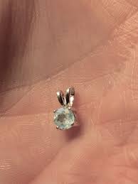 1ct. Aquamarine Pendant - Etsy