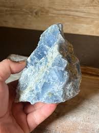 Blue Calcite Specimen, Natural, Raw, Rainbow, Crystal, Stone, Metaphysical, Freeform, Large, Blue, Display, Healing, - Etsy