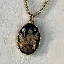 This Rare Vintage Aquarius Zodiac Charm is From the 1970's - Etsy