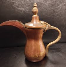 Vintage Copper and Brass Small Coffee Pot Handmade/old Small ...