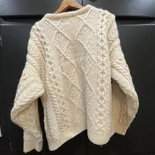 Vintage Irish Sweater Wool Knit CLADYKNIT Women's Large | eBay