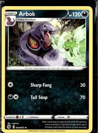 Pokemon Arbok 034/073 Champions Path Non Holo Uncommon 5 ...