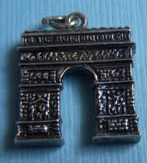 Vintage Arc de Triomphe Paris France silver charm | eBay
